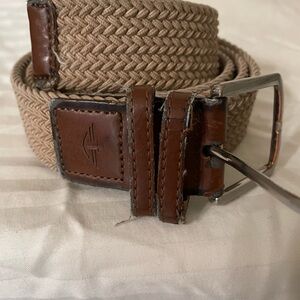 Dockers Woven Belt with Brown Accents